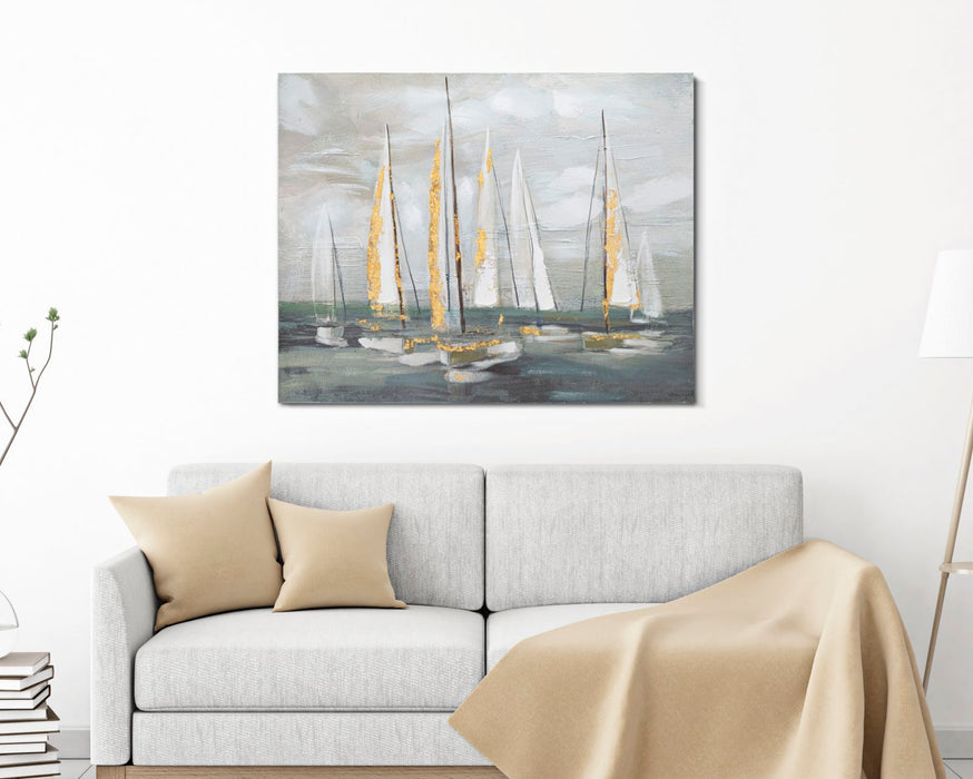 Quadro Marinaresco Gold 100x2,8x80 cm