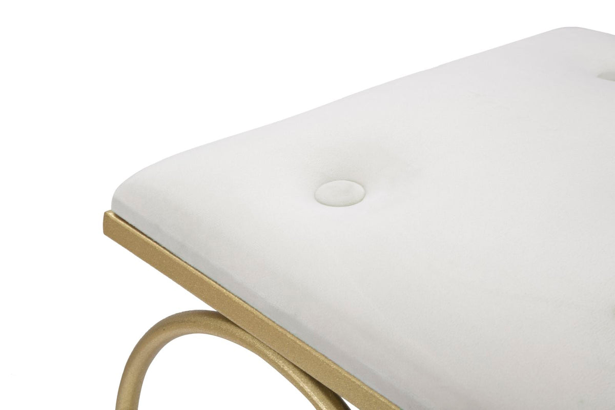 Sgabello Heart Eleganza Crema 50x37,5x51,5 cm