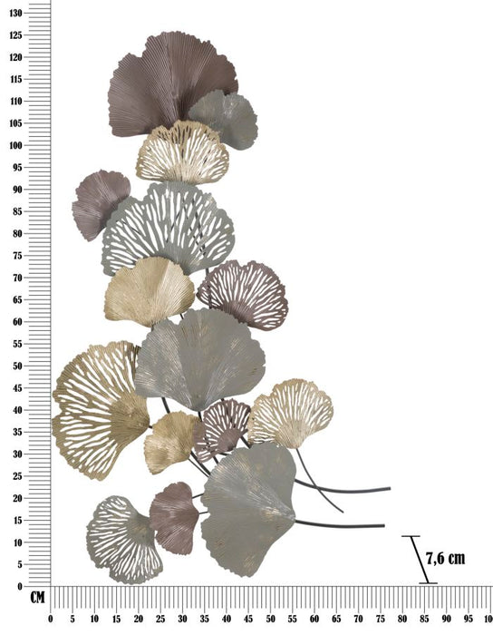 Pannello Decorativo in Ferro Metallo 3D cm 76x7,6x126