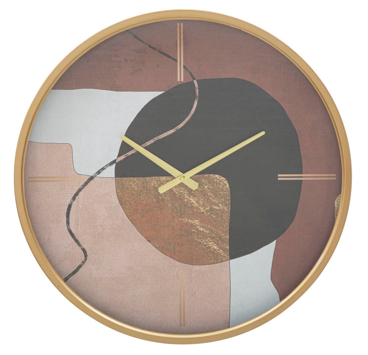 Orologio da muro moderno rosso cm ø 60x6