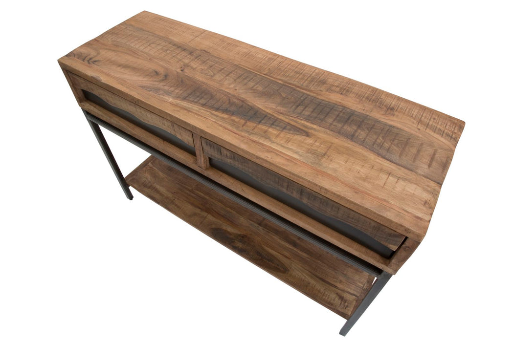 Console Yellowstone in Legno di Acacia Nilotica - Dimensioni 118x40x80 cm