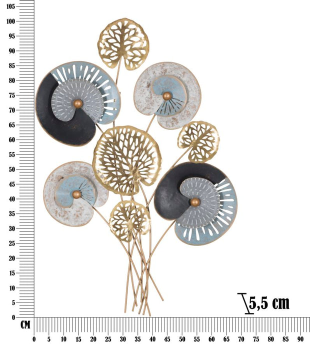 Pannello Decorativo 3D in Ferro - cm 70x5,5x102