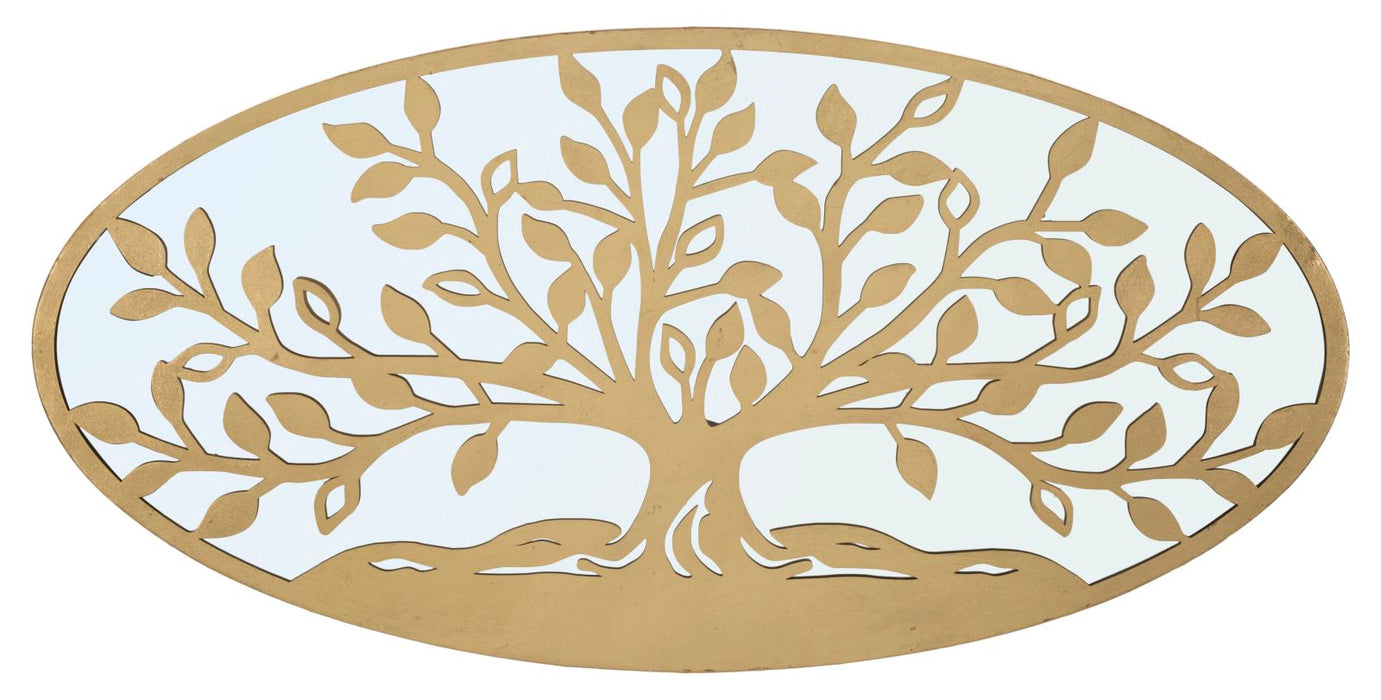 Pannello decorativo albero della vita in specchio cm 120x2x60