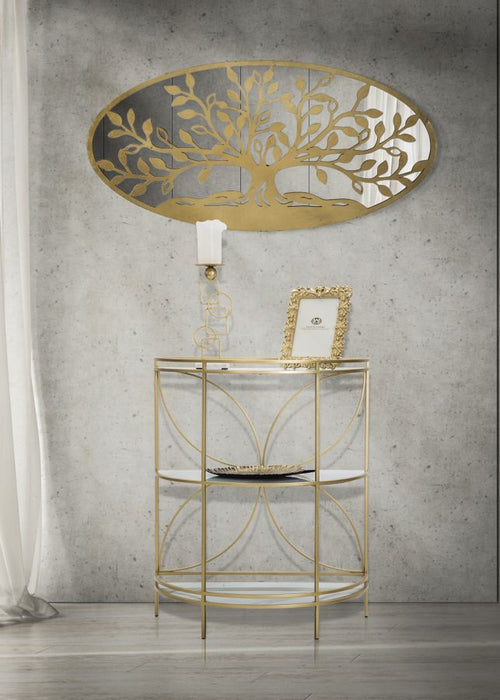 Pannello decorativo albero della vita in specchio cm 120x2x60