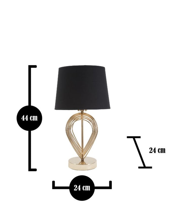 Lampada da Tavolo Elegante Maxt cm ø 24x44