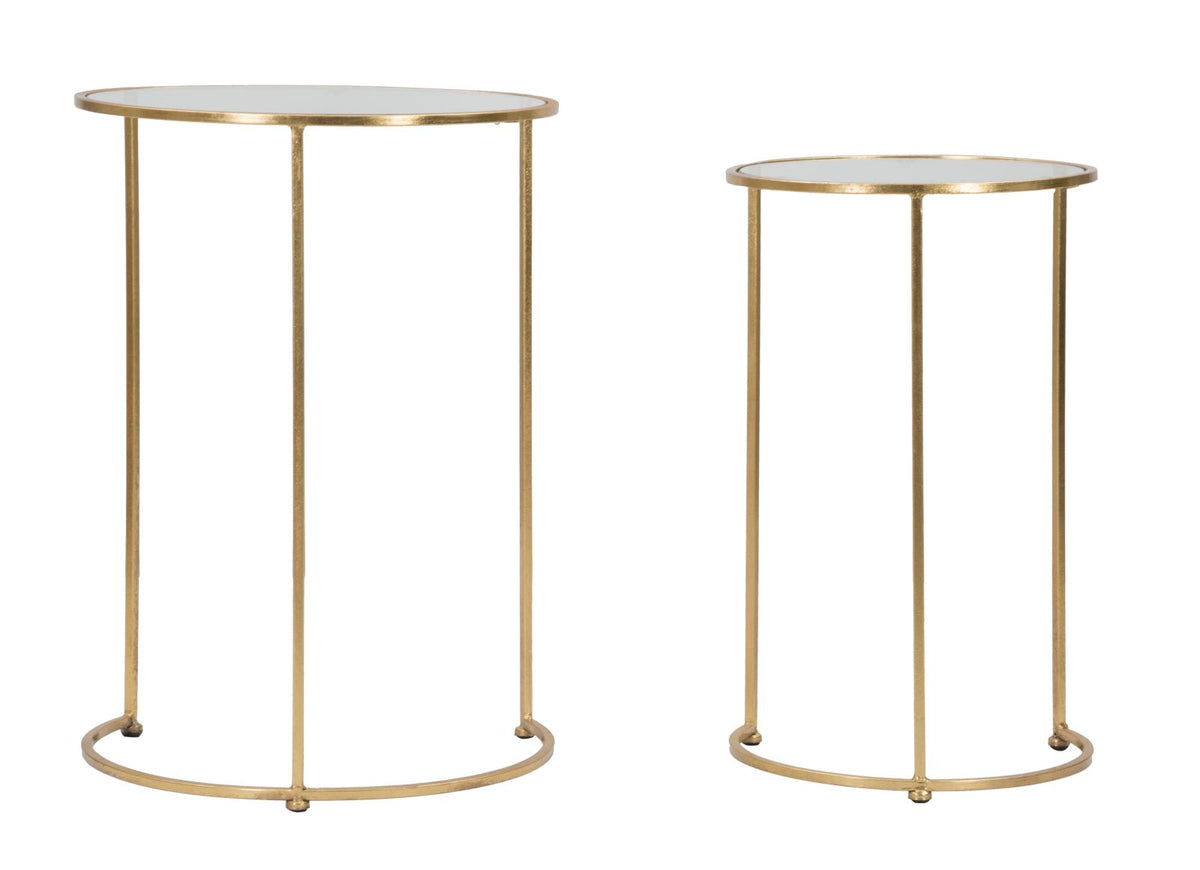 Tavolini Glam Simply: Eleganza e Versatilità in Coppia Ø 44,5 cm