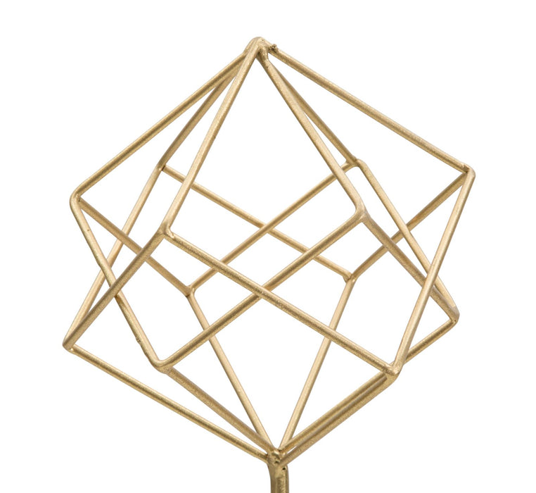 Scultura Geometrica Elegante cm 16x18x41,5