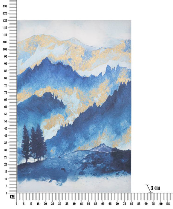 Stampa su tela "Albero di Montagna" cm 80x3x120