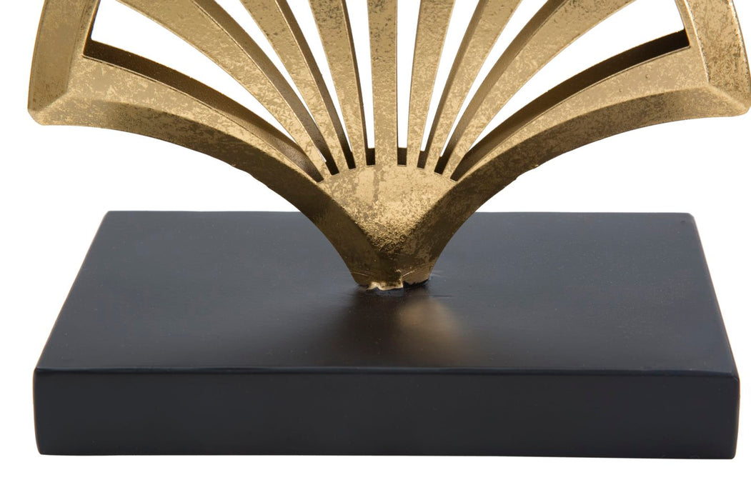 Scultura Elegante Foglia Triply 23,5x10x44 cm