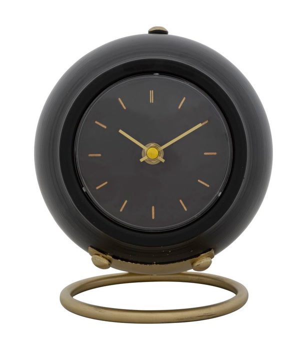 Orologio da tavolo elegante Ball Nero 16x13x19 cm