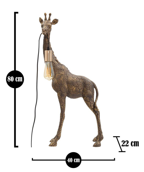 Lampada Giraffa da Tavolo Alta 80 cm