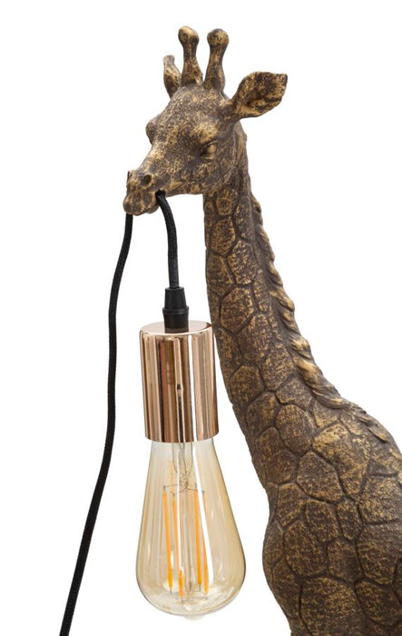 Lampada da Tavolo Giraffa Decorativa cm 28x16x60