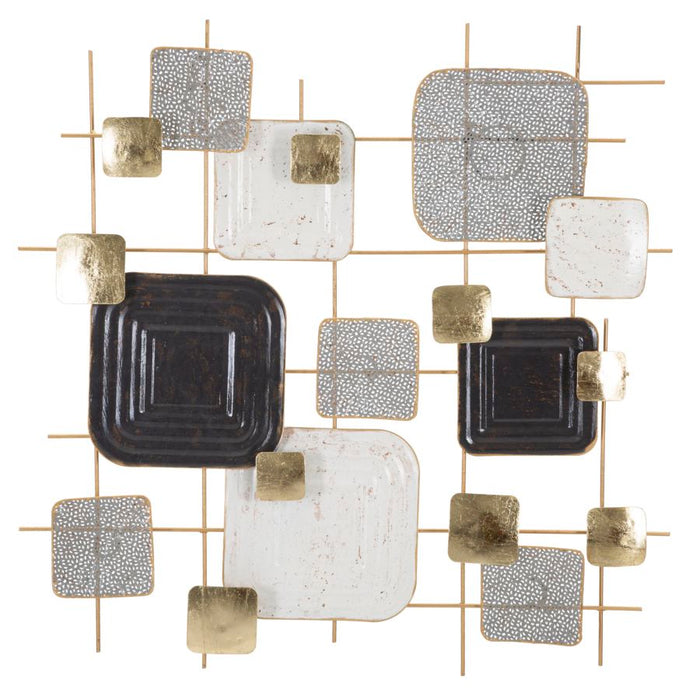 Pannello Decorativo 3D in Ferro Cubes 80x5x80 cm