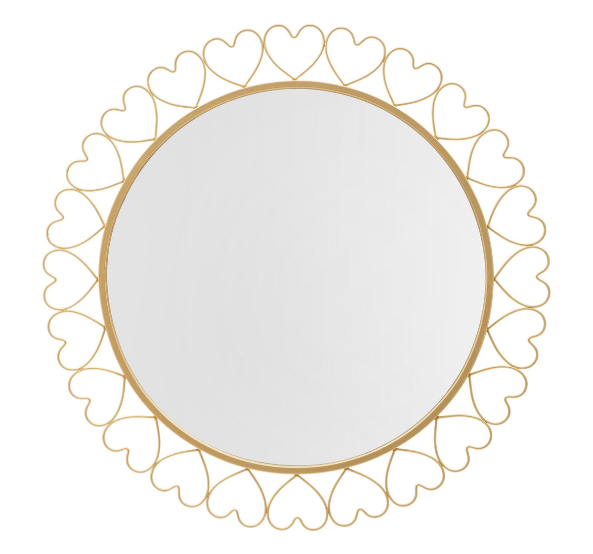 Specchio Cuori Ø 80 cm - Eleganza e Luce per Ogni Ambiente