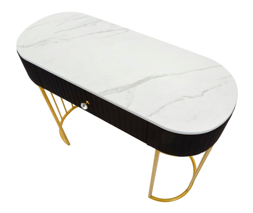 Console Montpellier Elegante Nera 100x43x74 cm