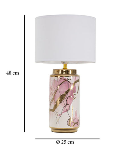 Lampada da Tavolo Eleganza Astratta cm Ø 25x48