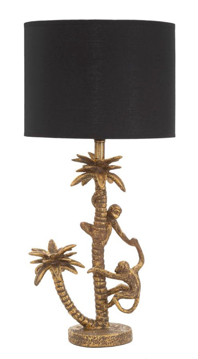 Lampada da Tavolo Palma Elegante con Base a Forma di Palma