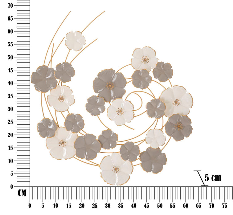 Pannello Decorativo in Ferro Lotly 3D cm 63,5x5x67,9