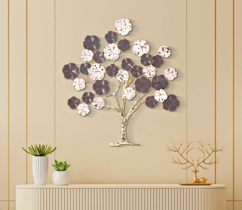 Pannello Decorativo in Ferro a Forma di Albero Purpy 73,7x5x80 cm