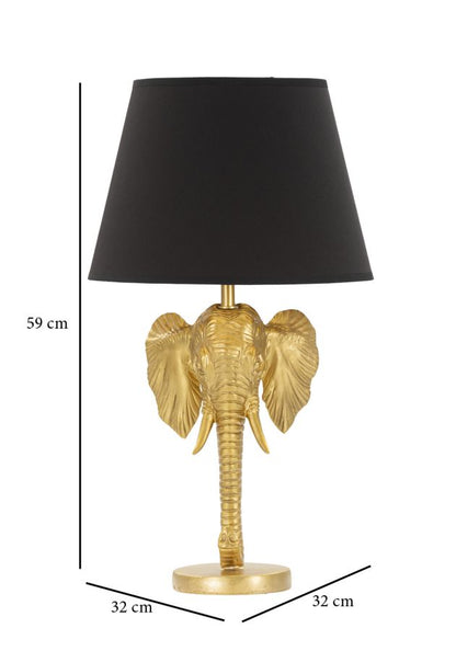 Lampada da Tavolo Elefante Design Esclusivo cm ø 32x59