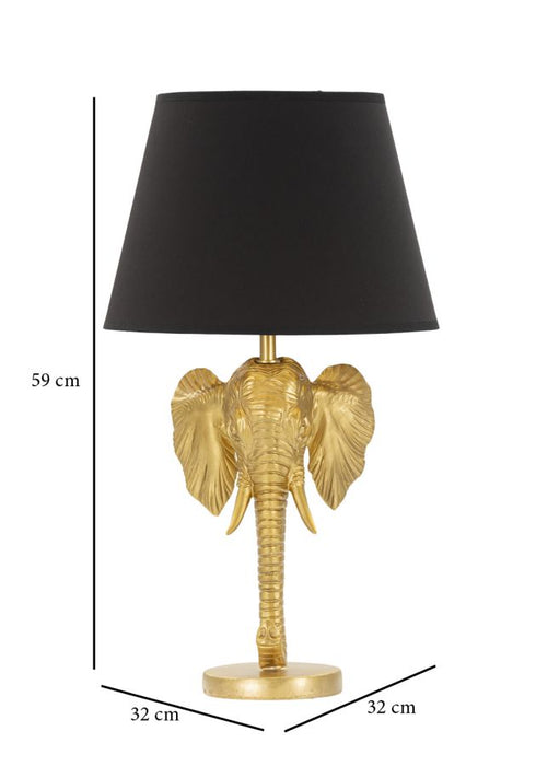 Lampada da Tavolo Elefante Design Esclusivo cm ø 32x59