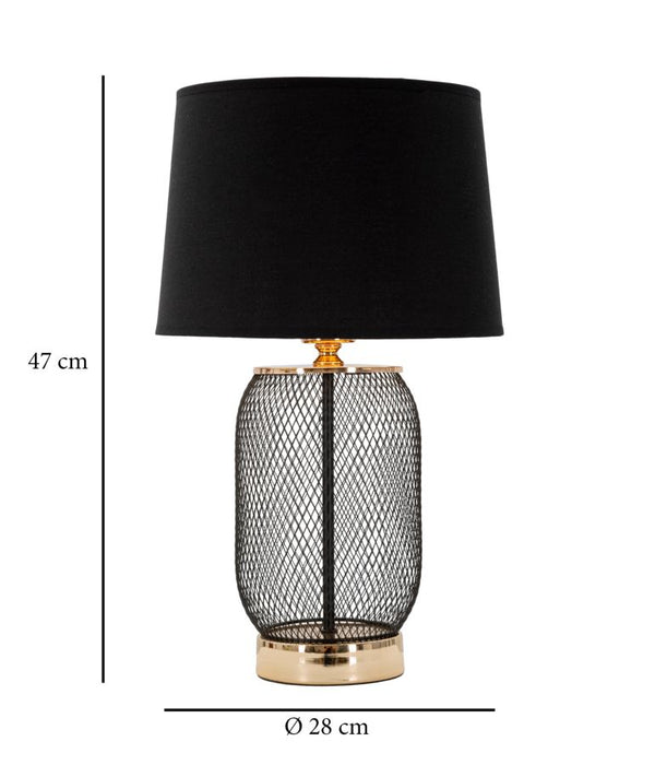 Lampada da Tavolo Elegante Chaine cm ø 28x47