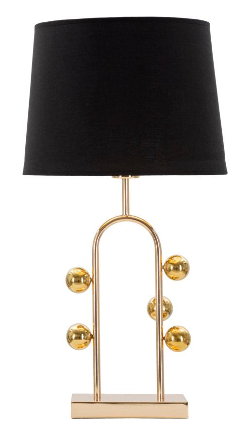 Lampada da tavolo Bubble in Metallo Dorato cm ø 32,5x61