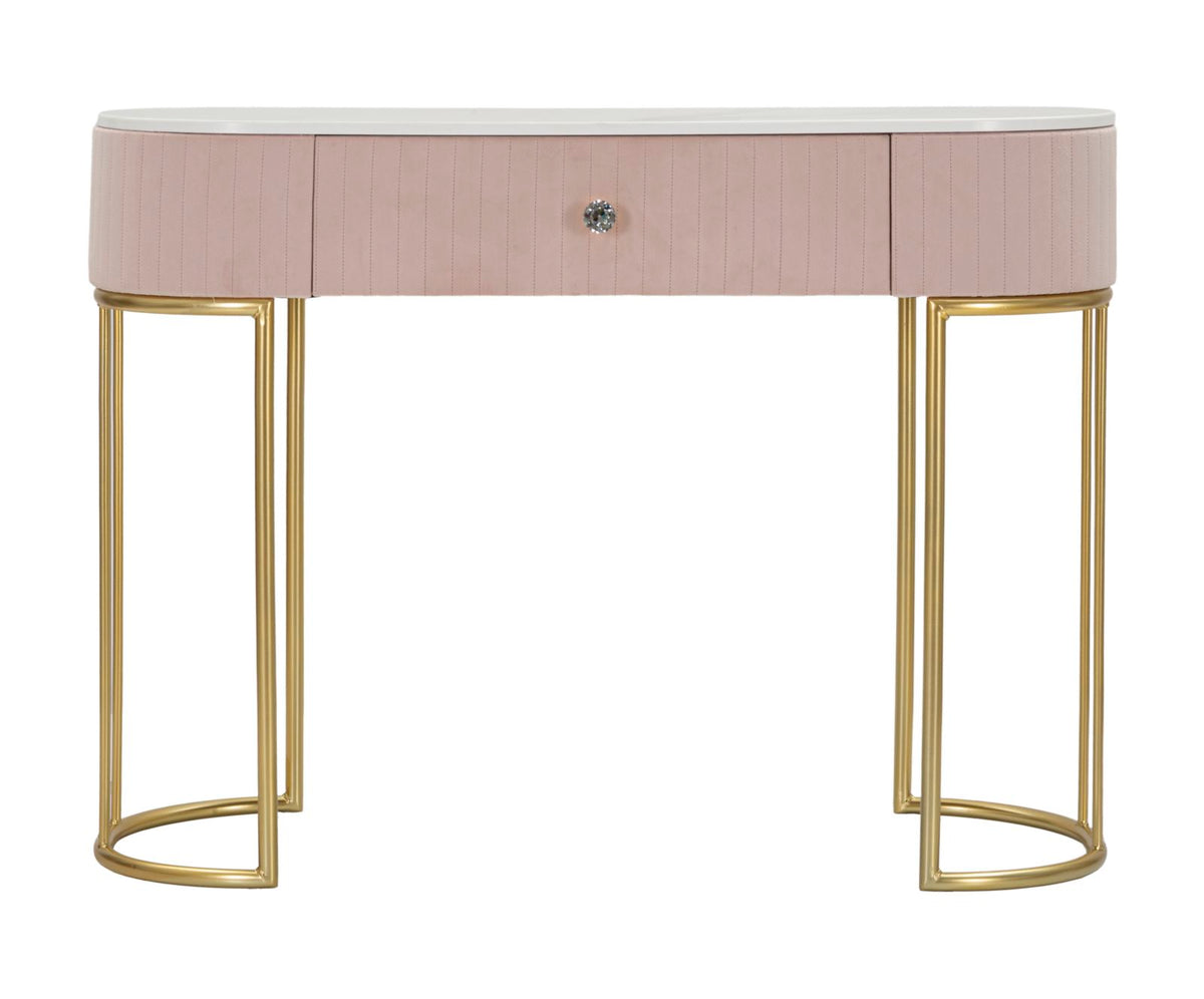 Console Elegante Montpellier Rosa 100x40x75 cm