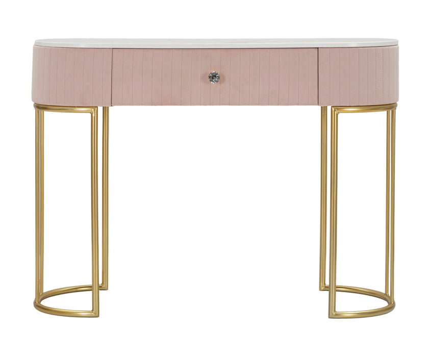 Console Elegante Montpellier Rosa 100x40x75 cm