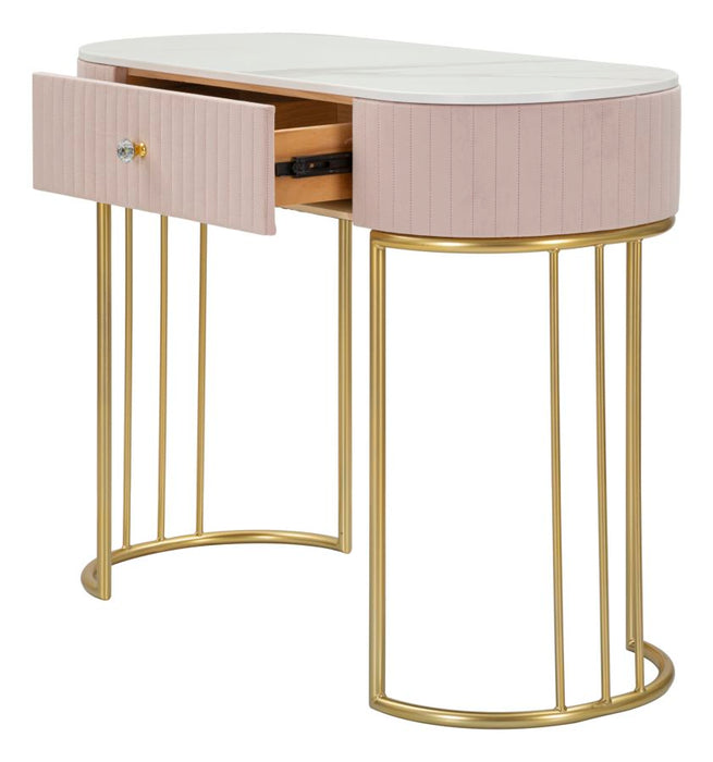 Console Elegante Montpellier Rosa 100x40x75 cm