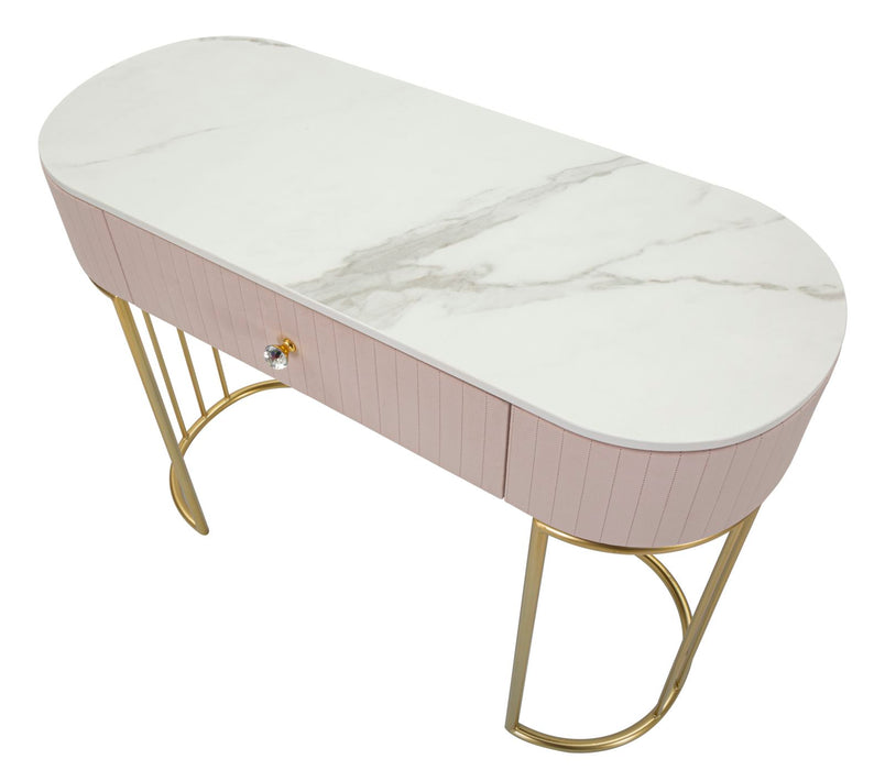 Console Elegante Montpellier Rosa 100x40x75 cm