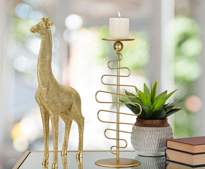 Giraffa Elegante in Oro 20x9,8x49