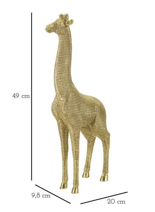 Giraffa Elegante in Oro 20x9,8x49