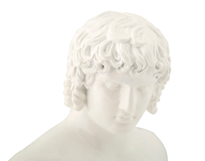 Scultura Busto Centurione Rinascimentale cm 18,2x12,8x25