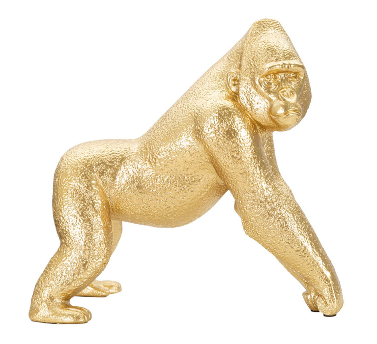 Statuetta di Gorilla Decorativa Elegante 24,3x13,9x22,8 cm