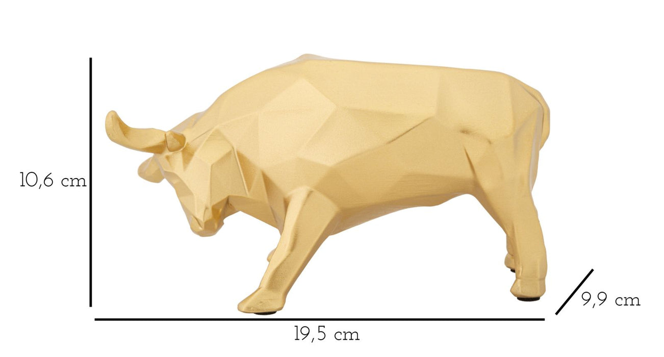 Statua Decorativa Toro 19,5x9,9x10,6 cm