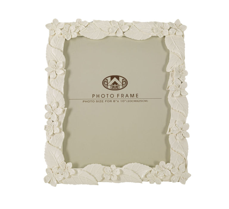 Cornice Elegante Foglia Crema 26x2x30,7 cm (Interna 20x25 cm)