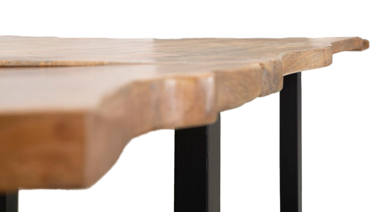 Tavolo da Pranzo Estensibile Edge in Legno di Mango 180x90x77 cm