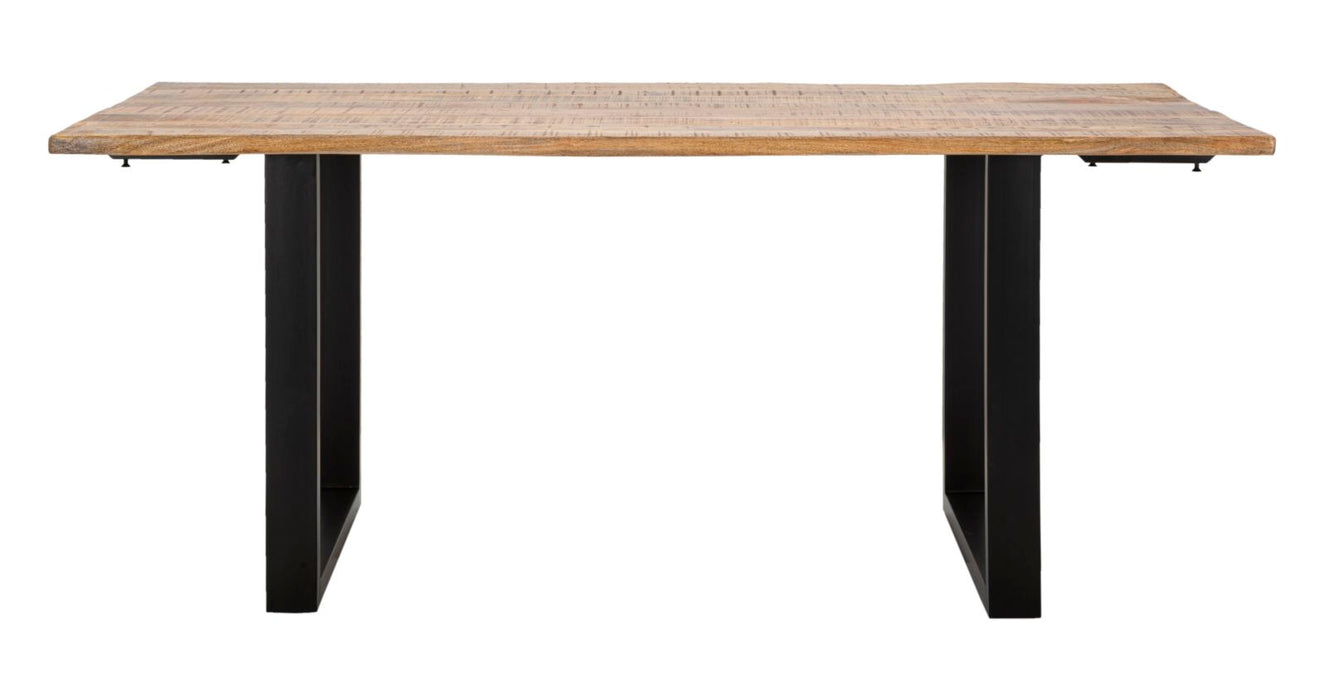 Tavolo da Pranzo Estensibile Edge in Legno di Mango 180x90x77 cm