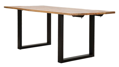 Tavolo da Pranzo Estensibile Edge in Legno di Mango 180x90x77 cm