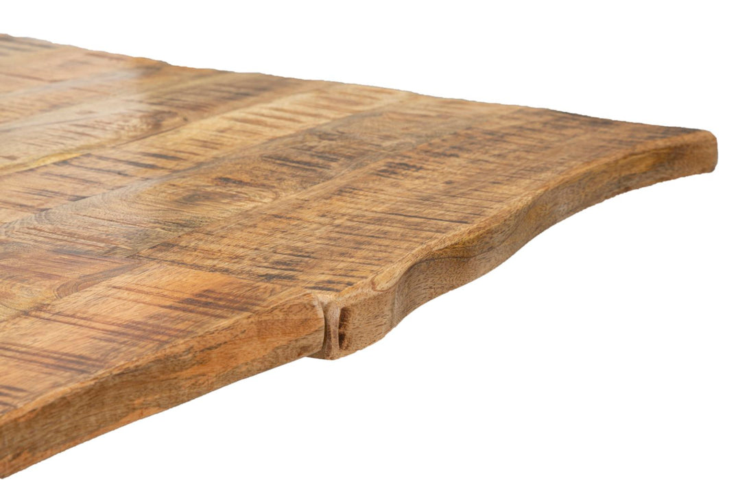 Tavolo da Pranzo Estensibile Edge in Legno di Mango 180x90x77 cm