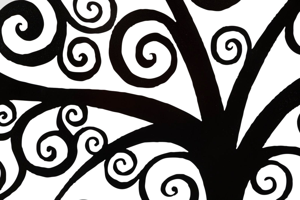 Pannello Decorativo 3D in Ferro Tree Design 100x1x100 cm