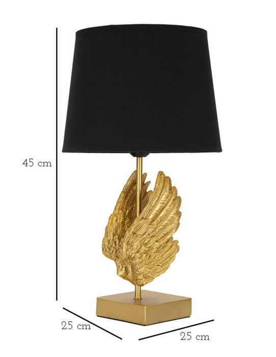 Lampada da Tavolo Eleganza Wings 25x45 cm