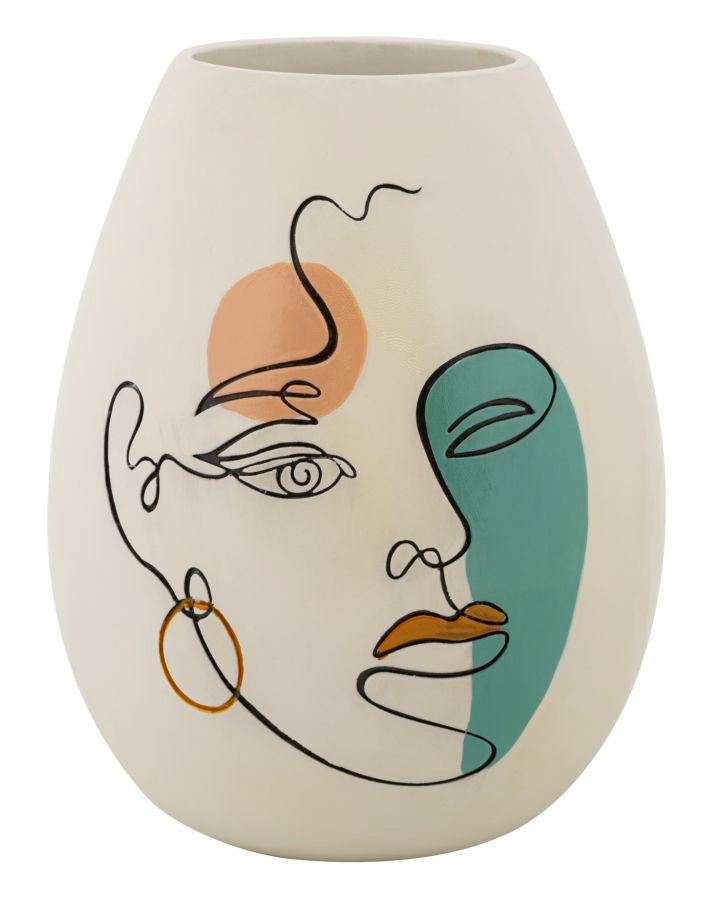 Vaso artistico design astratto - ø 22,5 cm x 29 cm