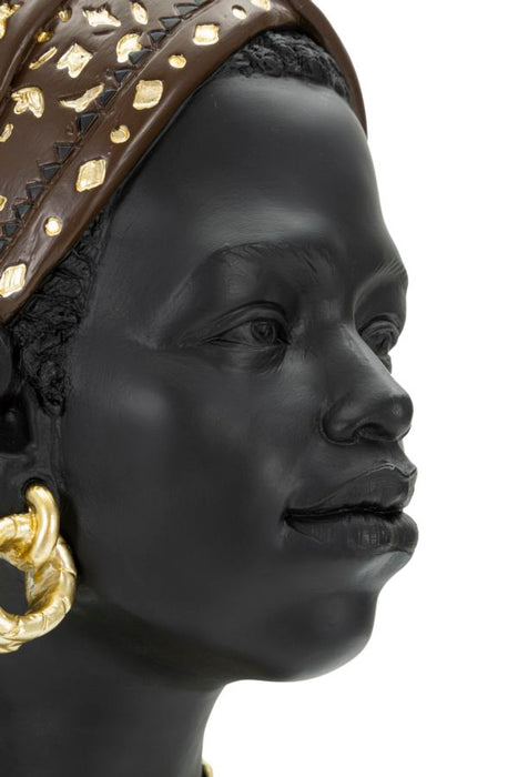 Statua Decorativa Donna Masai 19x18,5x30 cm