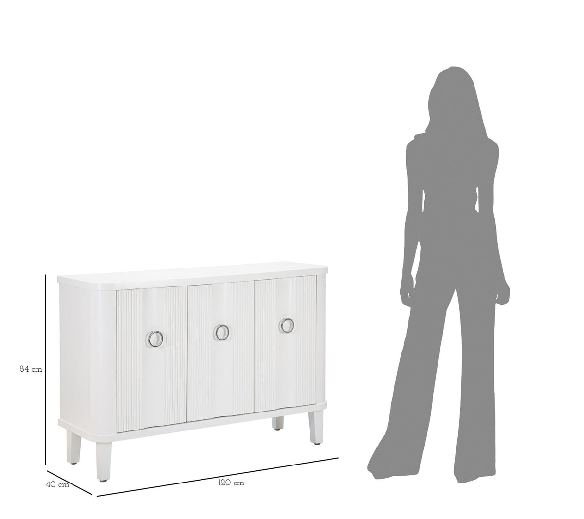 Mobile Elegante Shine 120x40x84