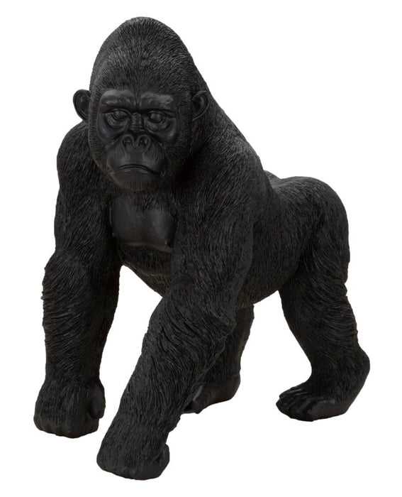 Statua di Gorilla Nera 35x21,5x37,5 cm