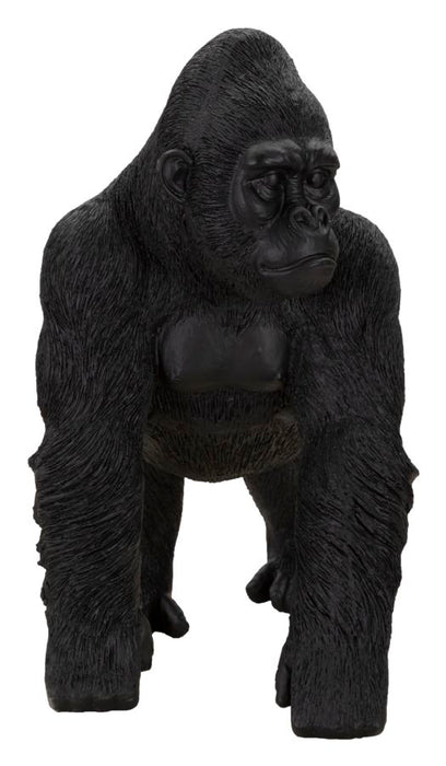 Statua di Gorilla Nera 35x21,5x37,5 cm