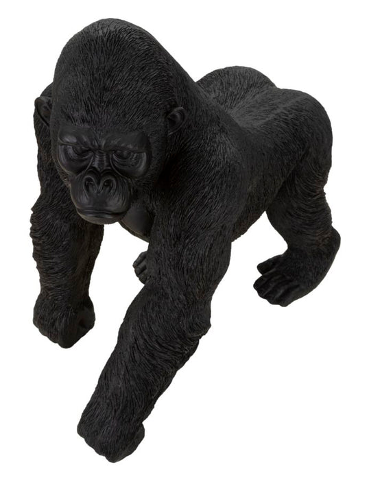 Statua di Gorilla Nera 35x21,5x37,5 cm