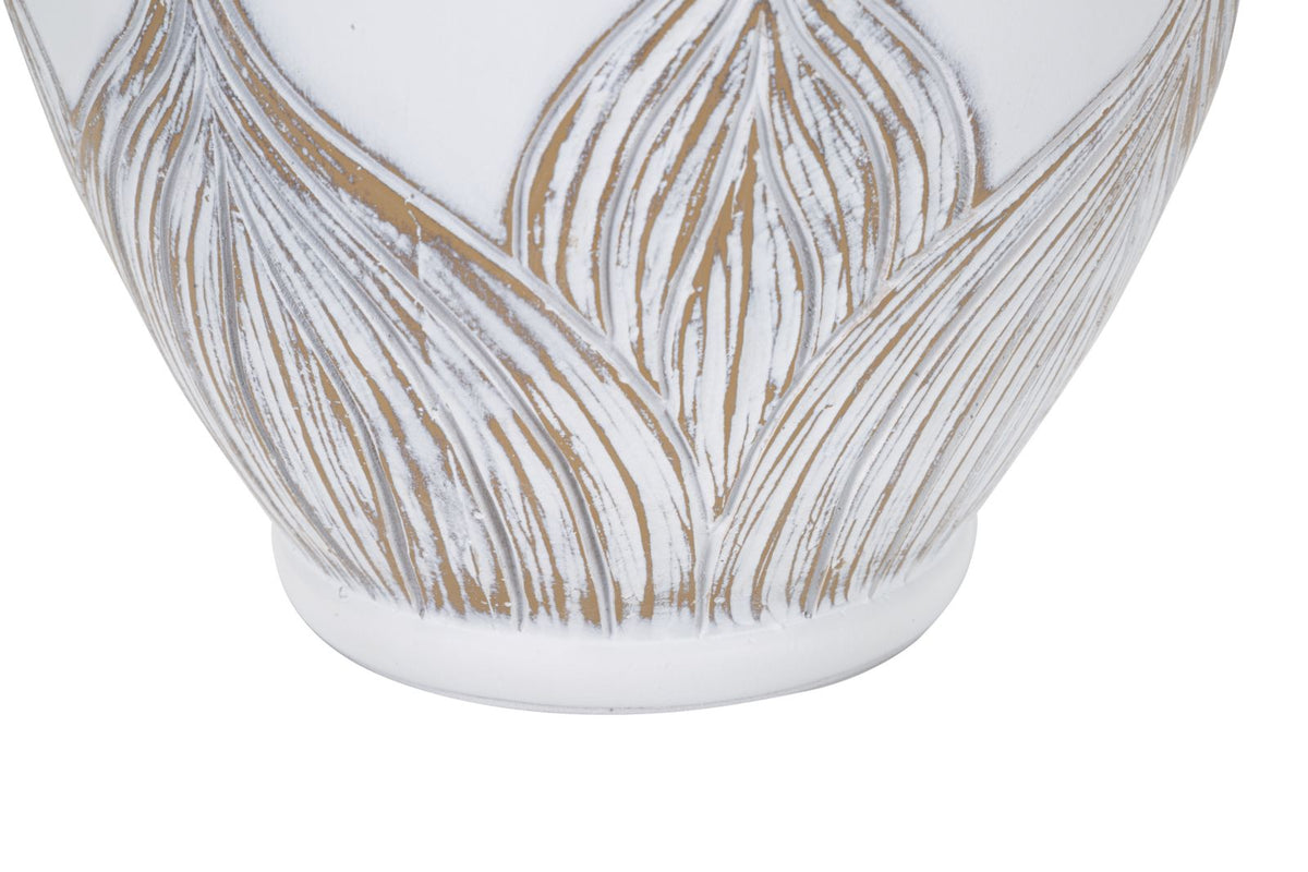 Lampada da Tavolo Atene in Resina Ovale - Design Elegante Ø38x67 cm